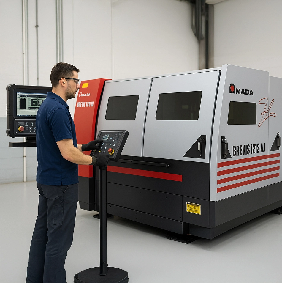 Engineer/Technician operating Machine