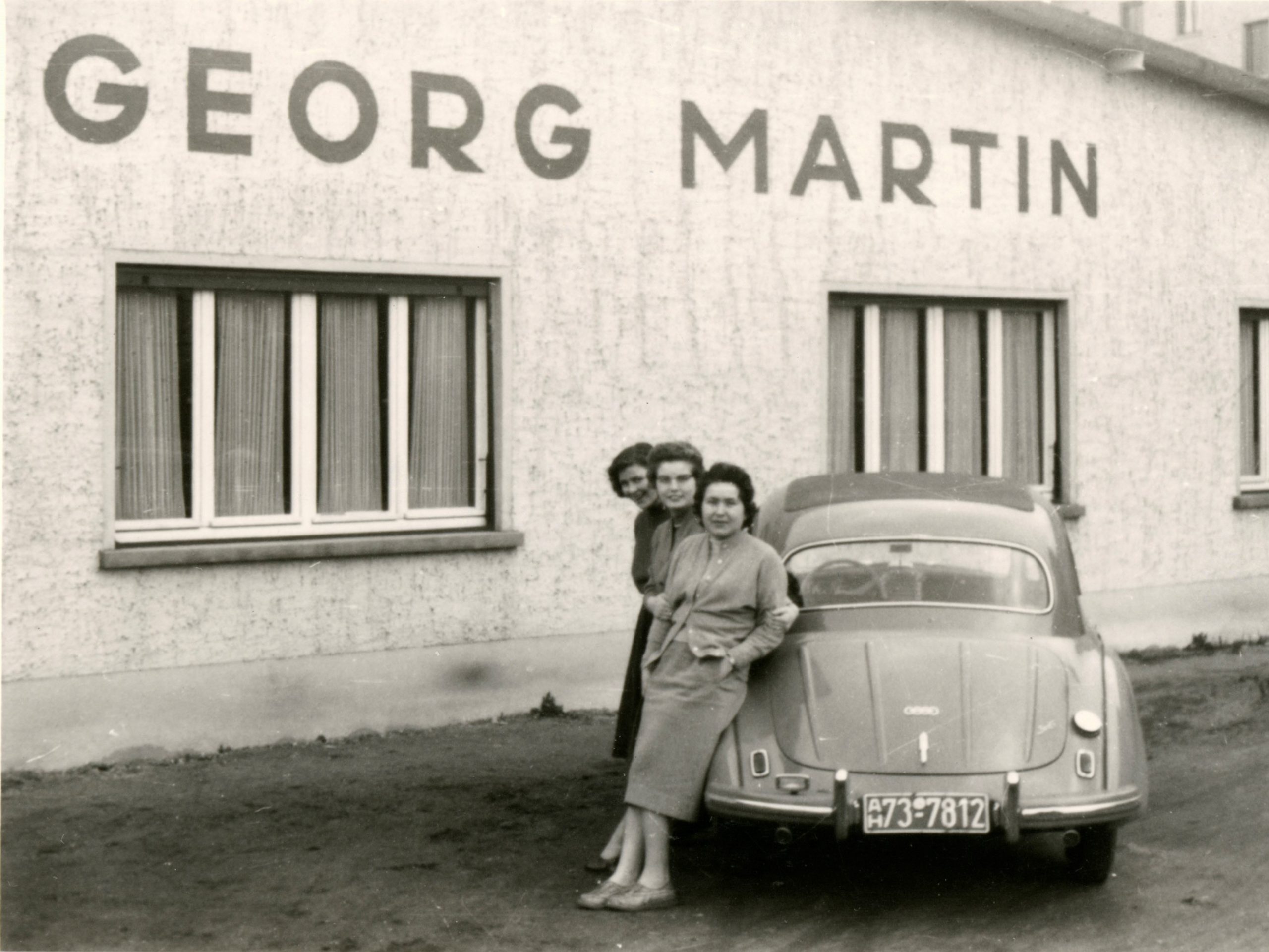 Tante Hildegard at Georg Martin company facility
