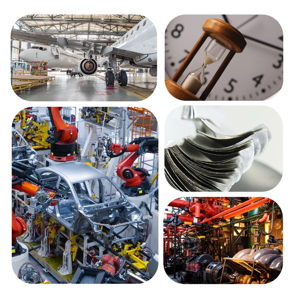 shims in various industries